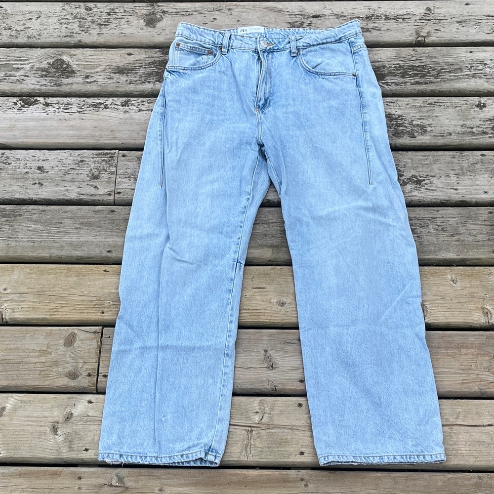 Zara Baggy Straight Leg Jeans - Picture 3 of 8